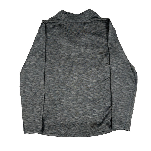 REI 1/4 Zip Pullover Top Mens XL Dark Gray Lightweight Base Layer Hiking Shirt - Picture 2 of 6